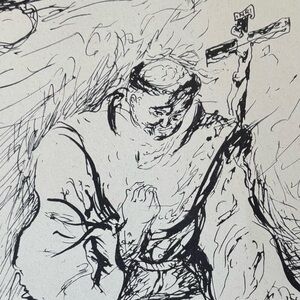 FRATE PREDICATORE Gino Bonichi SCIPIONE 1930 Fine Art Print Vintage 40’s Antique